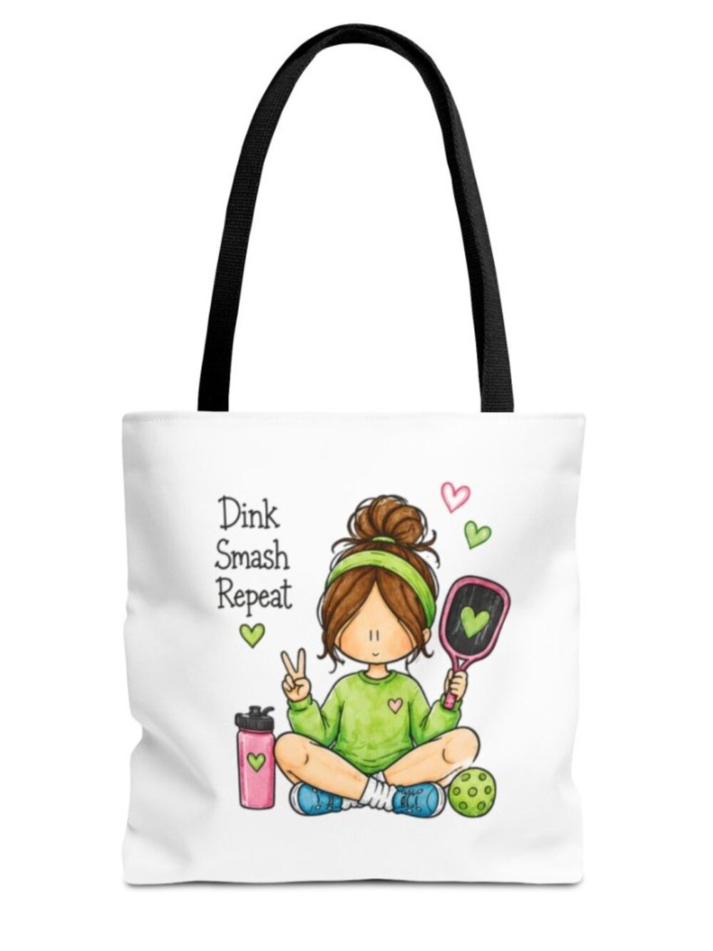 Pickleball Adorable Dink, Smash Repeat Tote Bag